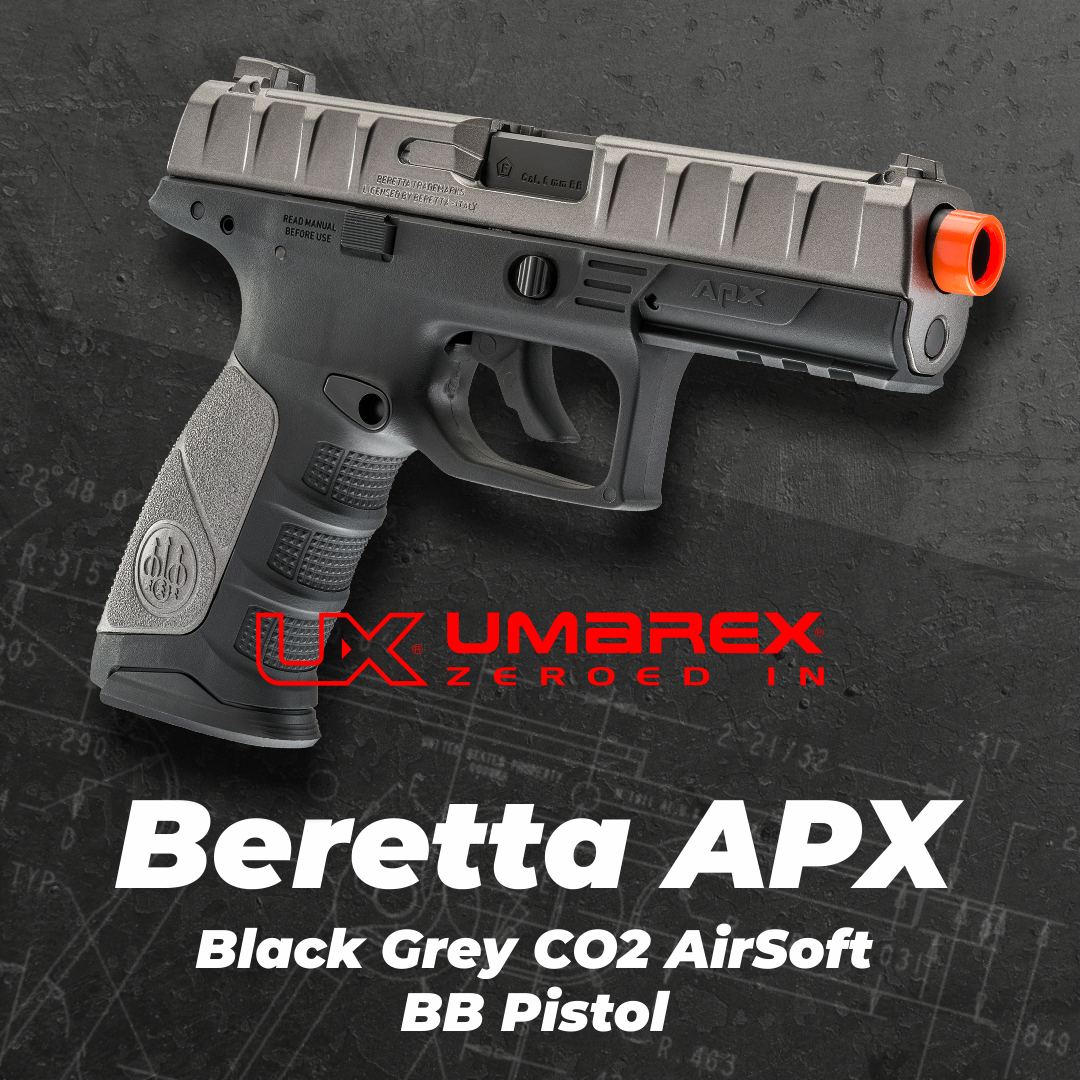 Pistola Airsoft Co2 6mm Umarex Beretta Apx De 15 Rounds Febo - FEBO