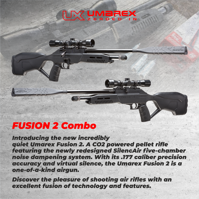 Umarex Fusion 2 Combo (4x32 w/rings) CO2 .177 Cal Air Rifle