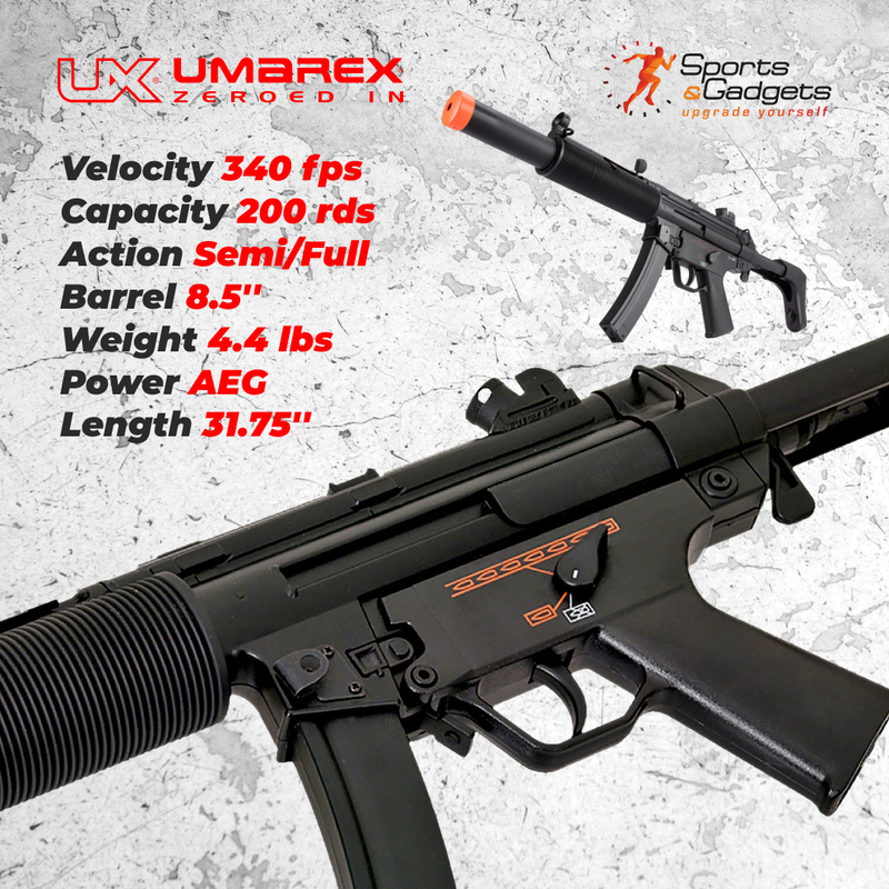 Umarex H&K Competition MP5 SD6 AEG 6mm Airsoft Rifle (2275053)