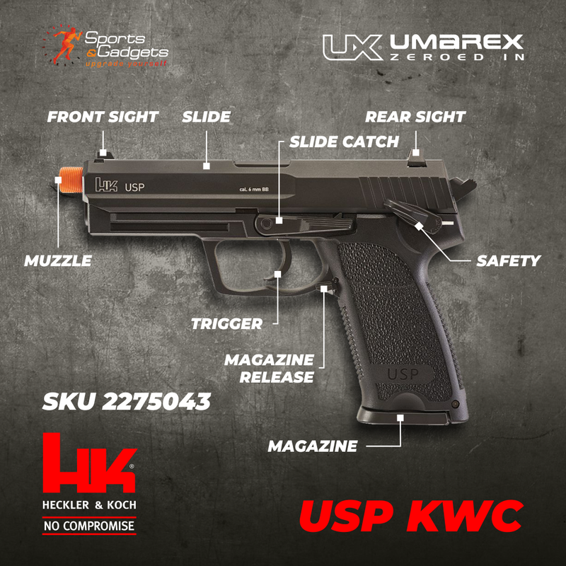 Umarex H&K USP KWC CO2 AirSoft BB Pistol
