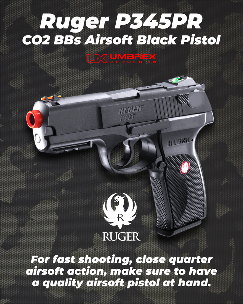Umarex Ruger P345PR CO2 BBs Airsoft Black Pistol