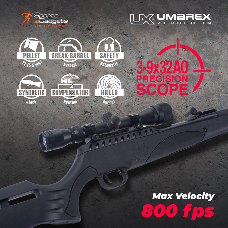 Umarex Ruger Targis Hunter Max .22 Pellet Air Rifle w/ Pack of 250 Pellets