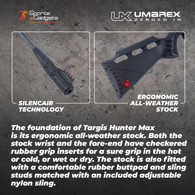 Umarex Ruger Targis Hunter Max .22 Pellet Air Rifle w/ Pack of 250 Pellets