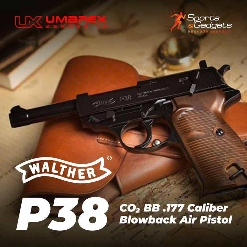 Umarex Walther P38 CO2 BB .177 Caliber Blowback Air Pistol