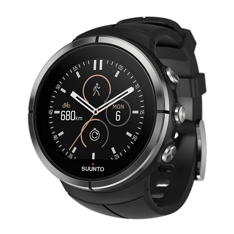 Suunto Spartan Ultra GPS Multisport Watch with black silicone band 