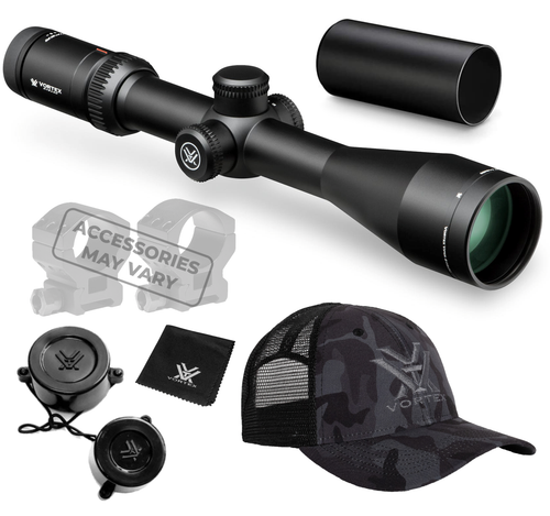 Vortex Optics Viper HS 4-16x50 Riflescope BDC (MOA) Reticle, 30 mm Tube with with Wearable4U Bundle