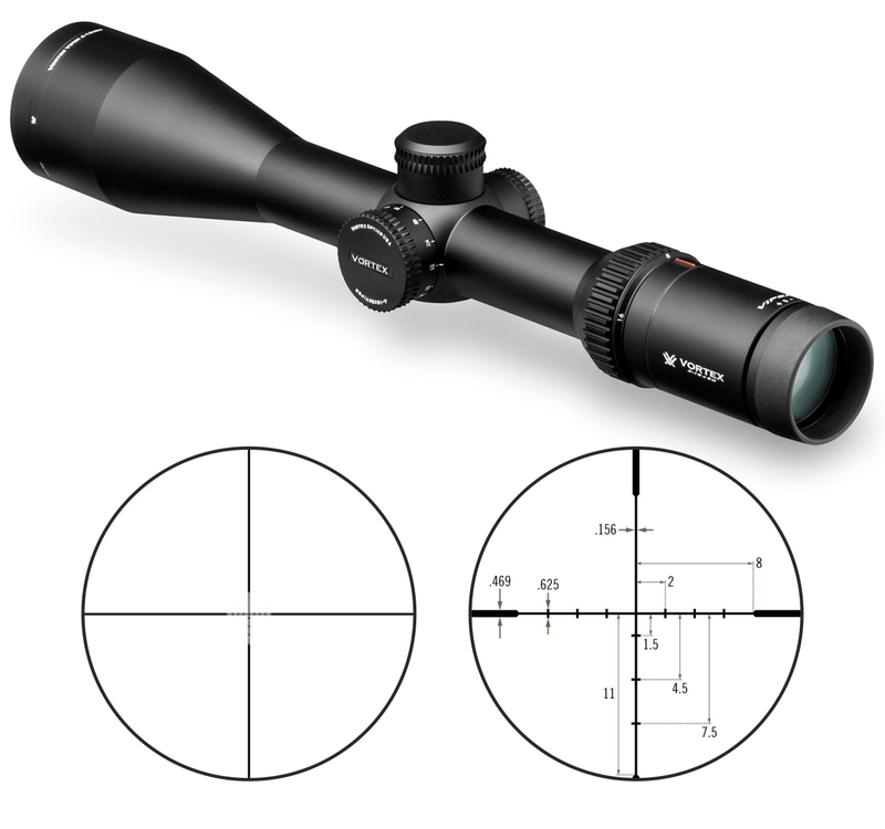 Vortex Optics Viper HS 4-16x50 Riflescope Dead-Hold BDC (MOA) Reticle, 30 mm Tube (VHS-4307)