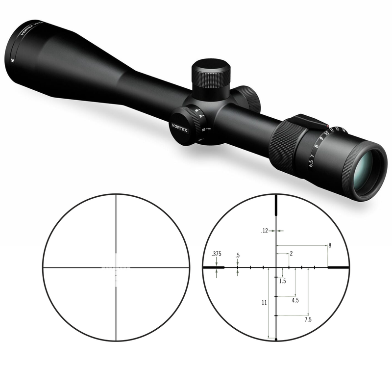Vortex Optics Viper 6.5-20x50 BDC Riflescope with Free High Pro Rings and Hat Bundle