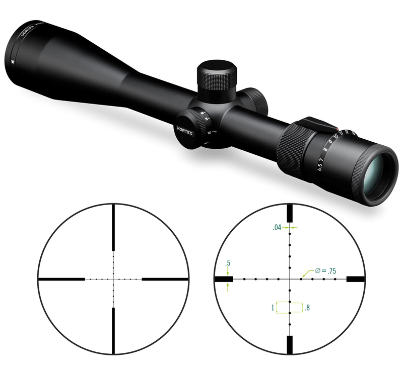 Vortex Optics Viper 6.5-20x50 PA SFP Riflescope Mil-Dot MOA, 30mm Tube with Wearable4U Bundle