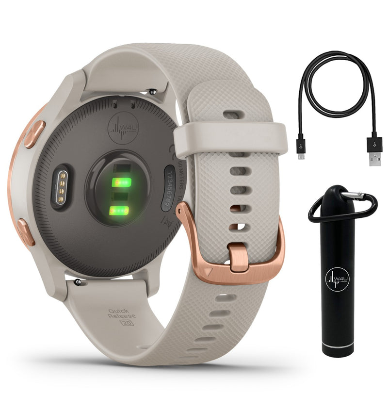 W4U SmartWatch with W4U Extra 2 pack Replacement WristBands | W4U Power Pack | and W4U Screen Protector Bundle