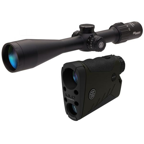 Sig Sauer BDX Combo Kit, KILO2400BDX Rangefinder - SIERRA3BDX 6.5-20x52mm Riflescope