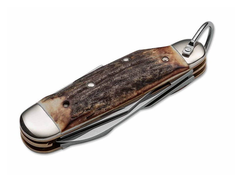 Boker Boxer Camp Pocket Knife Stag with 2.5 in. Blade
