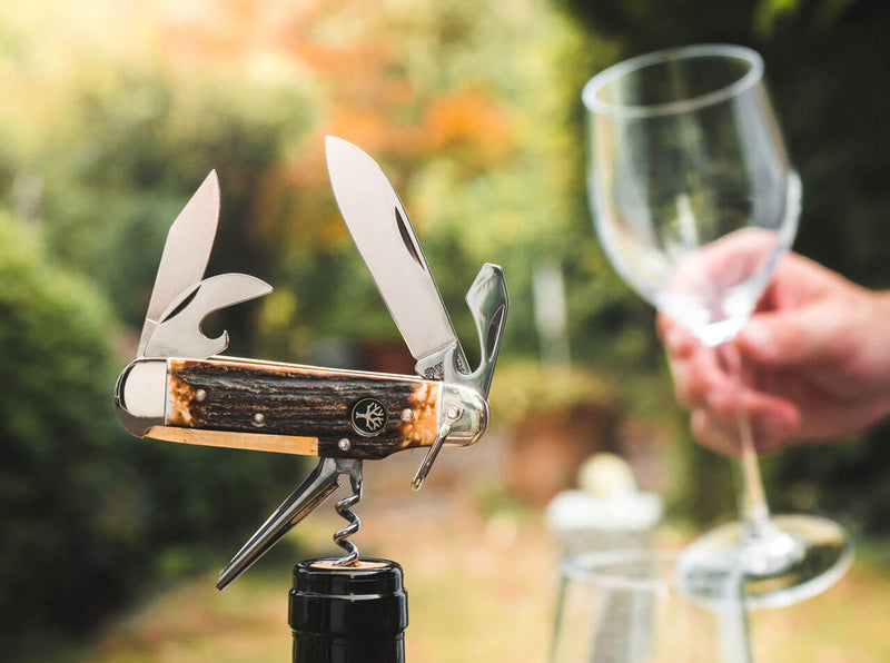 Boker Boxer Camp Pocket Knife Stag with 2.5 in. Blade