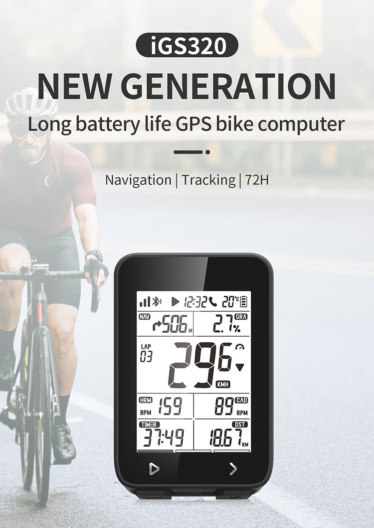 iGPSPORT IGS320 GPS Cycling Computer