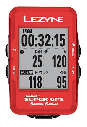 Lezyne Super GPS/Glonass Advanced Cycling Computer With Interactive Features