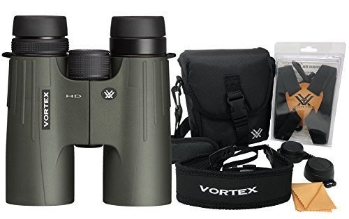 Vortex Viper HD 10x42 Roof Prism Binocular with Original Vortex Accessories Bundle