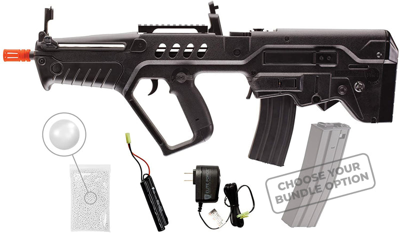 Umarex Elite Force IWI Tavor 21 (Competition Series) AEG 6mm BB Rifle Airsoft Gun with Wearable4U Bundle