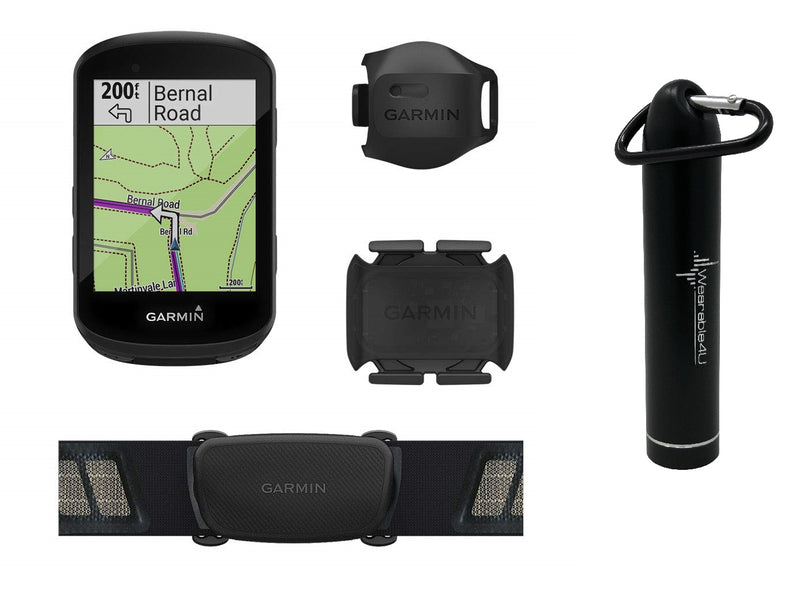 Garmin Edge 530 GPS Cycling Computer with Included Wearable4U Compact Power Bank Bundle
