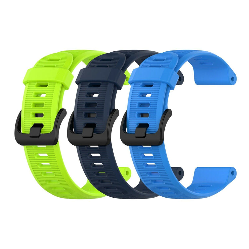 Garmin Forerunner 945 GPS Running Smartwatch with Included Wearable4U 3 Straps (Lime/NavyBlue/SkyBlue)