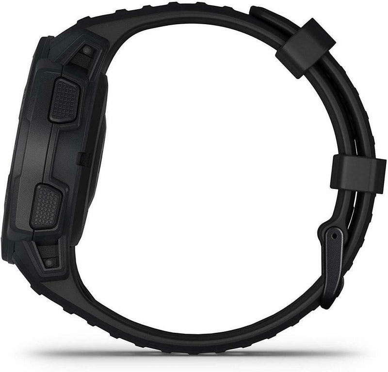 Garmin Instinct Tactical Edition GPS Watch and Wearable4U Ultimate Power Pack Bundle (Black)