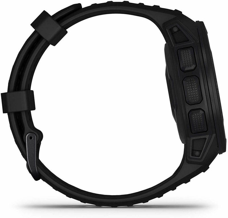 Garmin Instinct Tactical Edition GPS Watch and Wearable4U Ultimate Power Pack Bundle (Black)