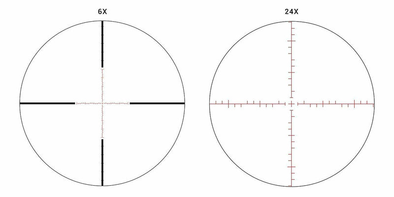 Athlon Optics Argos BTR Riflescope 6-24 x 50 30mm Tube, ATMR MOA Reticle 214060
