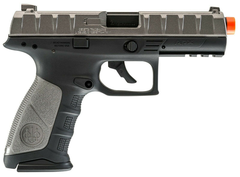 Umarex Beretta APX CO2 BB Blowback Airsoft Pistol, Black/Grey (2274306)