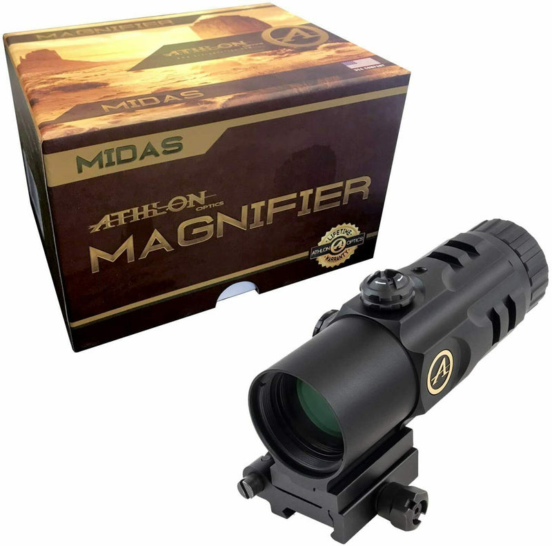 Athlon Optics Midas MG51 5 x 30 Magnifier with included Wearable4U Lens Cleaning Pen and Lens Cleaning Cloth Bundle