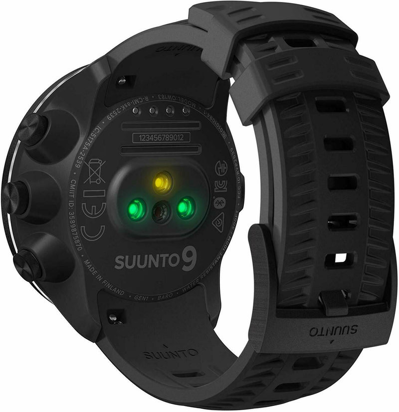 Suunto 9 Baro Durable Multisport GPS Watch with Wearable4U Power Pack Bundle