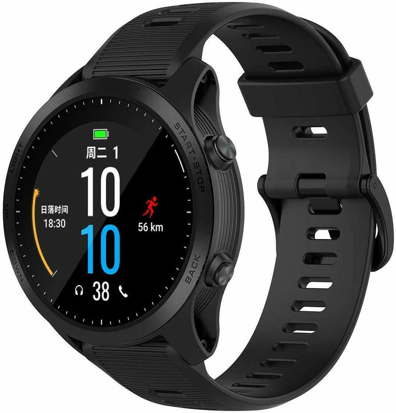 Garmin Forerunner 945 Lime/NavyBlue/Black GPS Running Smartwatch with Included Wearable4U 3 Straps