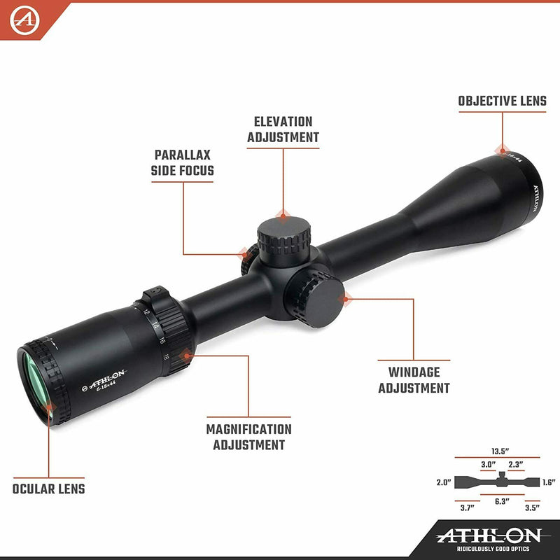 Athlon Optics Neos 6-18×44 Side Focus SFP Riflescope