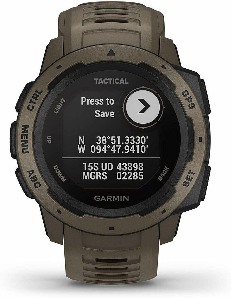Garmin Instinct Rugged GPS Watch and Wearable4U Ultimate Power Pack Bundle