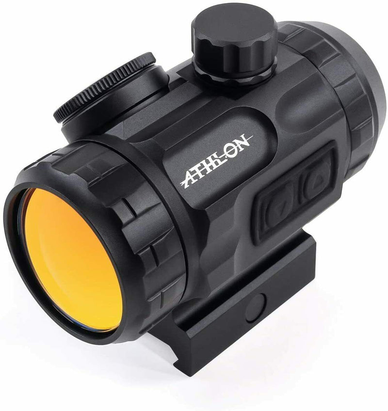 Athlon Optics Midas TSR3 Red Dot Sight, 50K Hour Battery Life with included Extra Battery CR2032 and Wearable4U Lens Cleaning Pen and Lens Cleaning Cloth Bundle