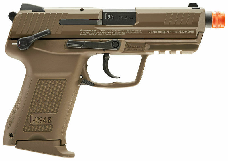 Umarex Heckler & Koch HK 45CT GBB BB AirSoft Pistol FDE