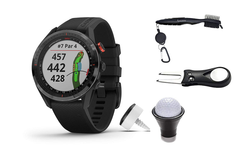 Garmin Approach S62 Premium GPS Golf Watch and Wearable4U Bundle