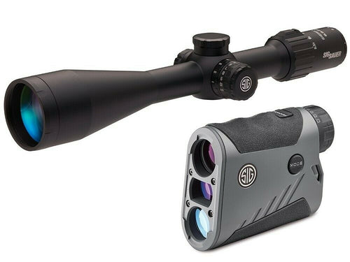 Sig Sauer BDX Combo Kit, Kilo1600BDX LRF and Sierra3BDX 6.5-20x52mm Rifle Scope