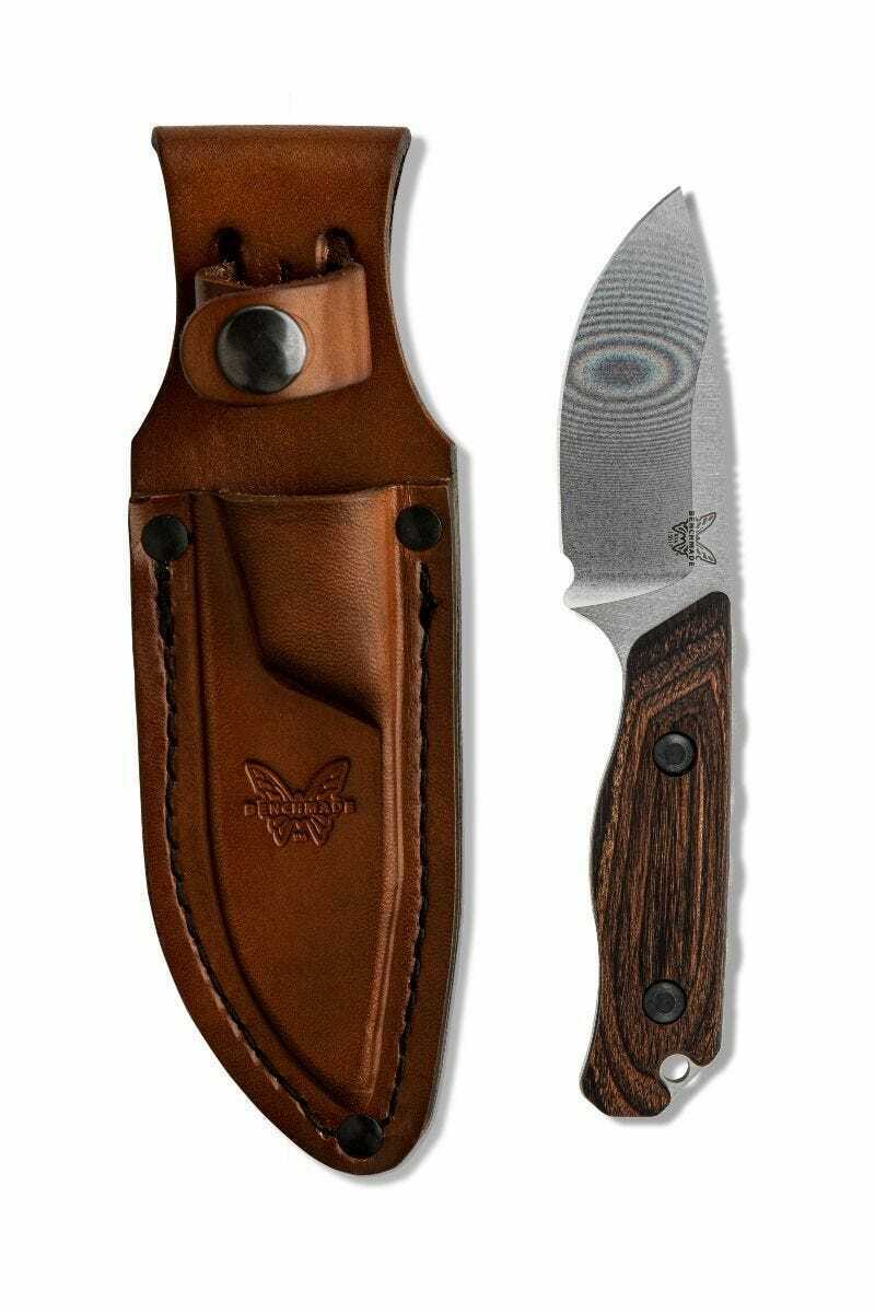 Benchmade Hidden Canyon Hunter 15017 Stabilized Wood 2.79" Fixed Blade Knife