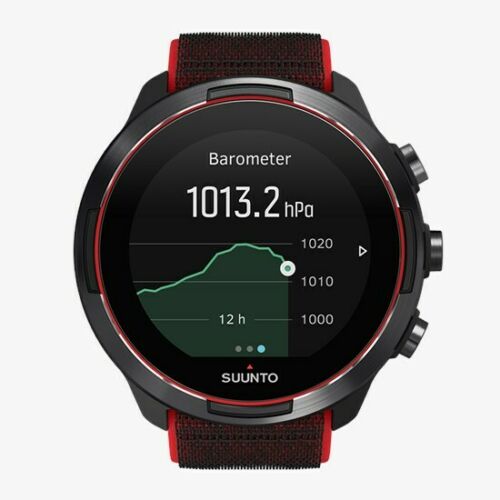 SUUNTO 9 Baro Red GPS Watch with Gift Box