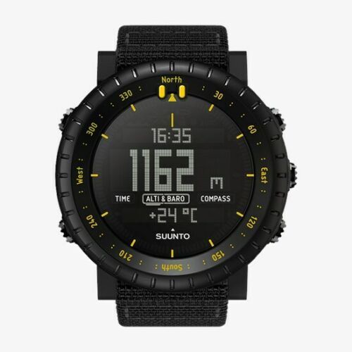 Suunto Core Outdoor Watch w/Altimeter, Barometer & Compass - Black/Yellow