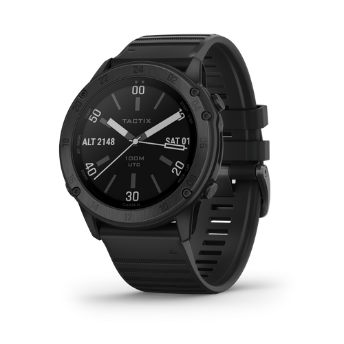 Garmin tactix Delta Premium Tactical GPS Black Watch with Silicone Band