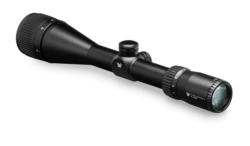 Vortex Optics Crossfire II AO 4-16x50 Dead-Hold BDC MOA Reticle Riflescope with Vortex Optics Hunter Riflescope Rings, 30 mm - High