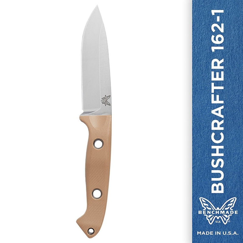 Benchmade - Bushcrafter 162-1 Knife, Drop-Point