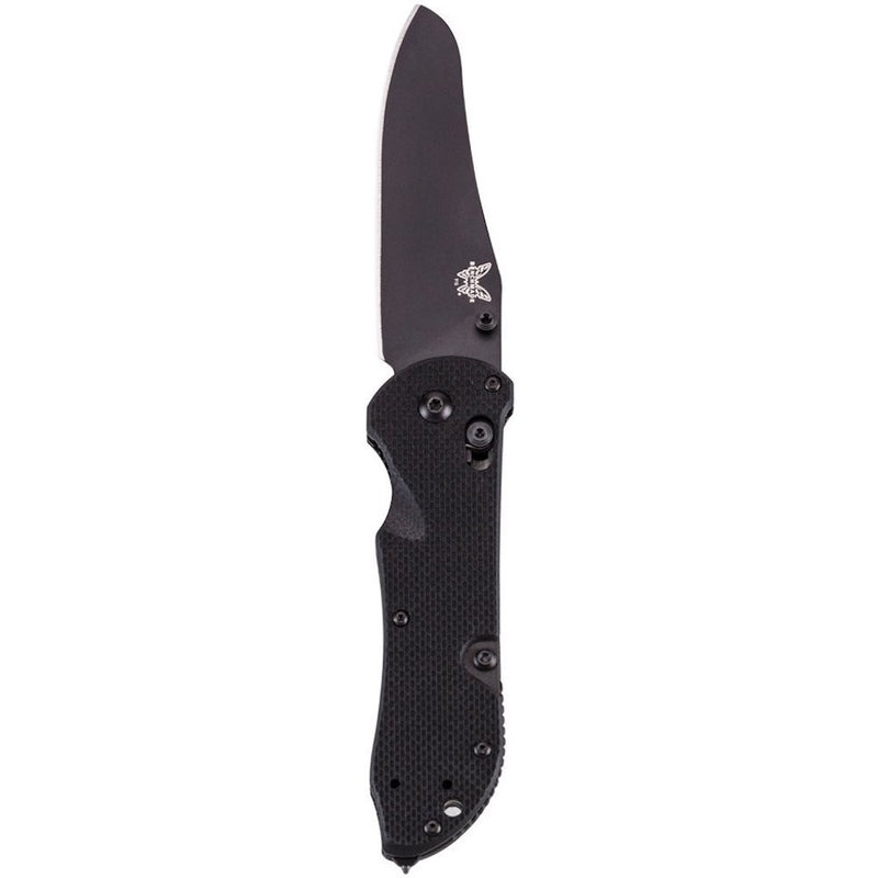 Benchmade - Triage 915BK Knife, Sheepsfoot, Black Handle
