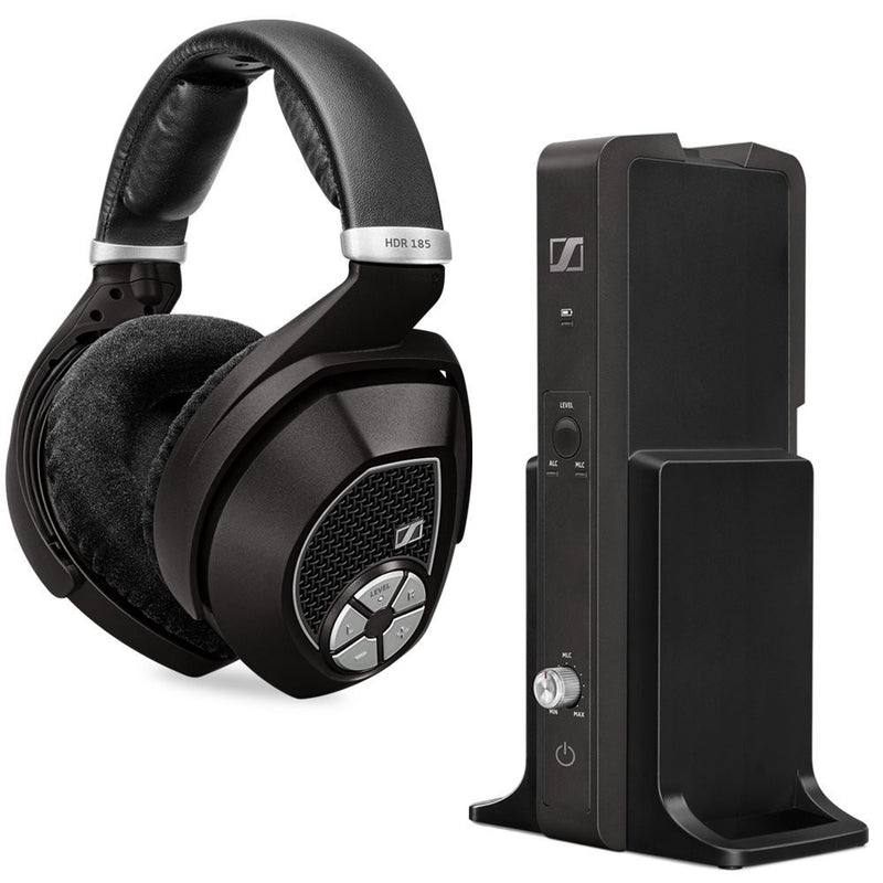Sennheiser RS185 2.4gHz wireless headphone, open air, with balance control and auto/manual level adjustment